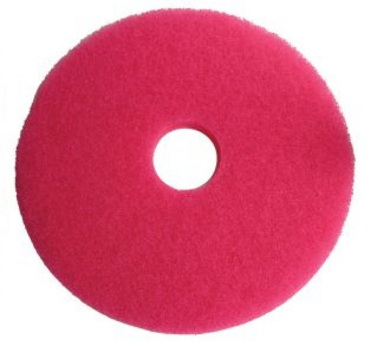 FLOOR PADS 11" DIAMETER BOX OF 5 RED